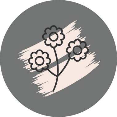 Çiçek Profesyoneli Yenilikçi Düz Tasarım Düzeni