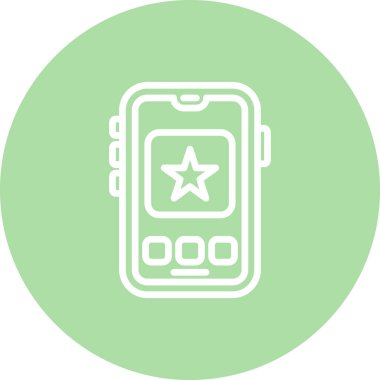 Mobil Yıldız Premium Temiz Sayısal Sanat Düzeni