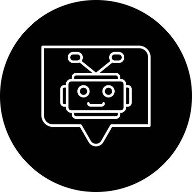 ileti web simgesi vektör illüstrasyonu