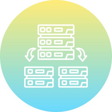 Ağ simgesi vektör illüstrasyon tasarımı