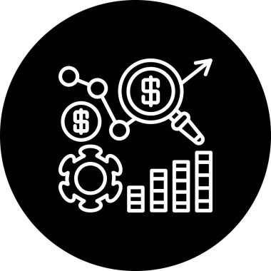 Pazarlama simgesi vektör illüstrasyon tasarımı