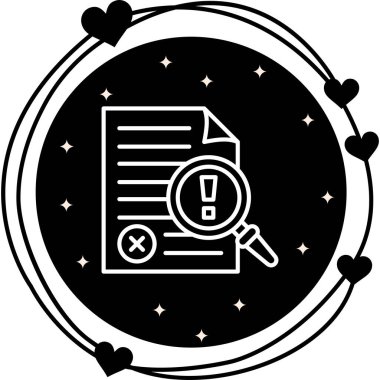 Değerlendirme web simgesi vektör çizimi