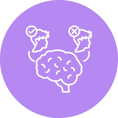 Zihin Kararı Modern Soyut Yaratıcı Tasarım Varlığı