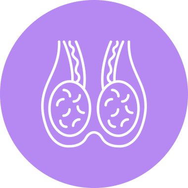 Testicle Advanced Functional Web Interface Symbol