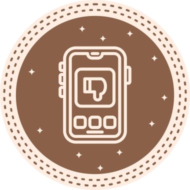 Web simgesi vektör illüstrasyonundan hoşlanmadım