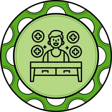 Pozitif Düşünme Simgesi, Basit İllüstrasyon