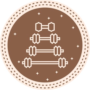 Dambıllar web simgelerinin vektör çizimi