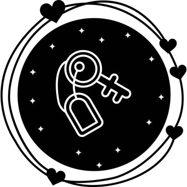 Oda Anahtarı Minimum Dijital Grafik Sembolü