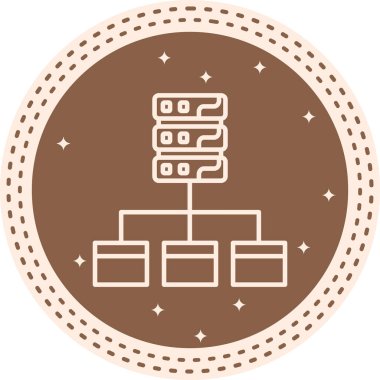 Fiziksel Sunucu Belirgin Temiz Damgalama Grafik ŞekliName