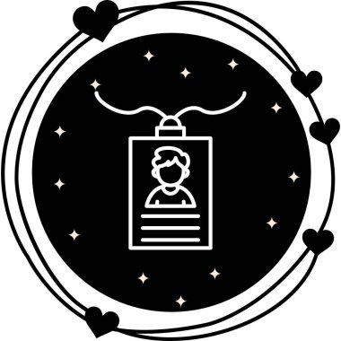 Kimlik Kartı Dinamik Yaratıcı Dijital Grafik ŞekliName