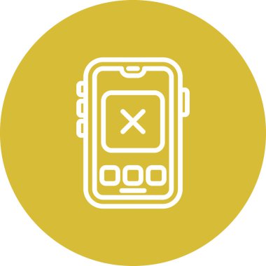 telefon simgesi, vektör illüstrasyonu basit tasarım.