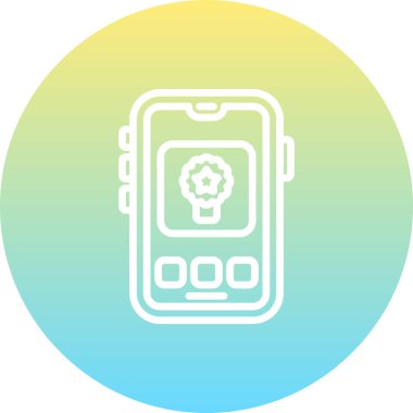 Mobil Ödül Modern Soyut Yaratıcı Tasarım Varlığı