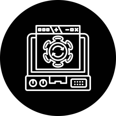 Web simgesi vektör illüstrasyonunu güncelle