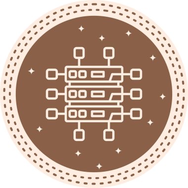 Veritabanı Yüksek Kaliteli Ölçeklenebilir Vektör İllüstrasyonu