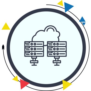 veri simgesi vektör illüstrasyon tasarımı
