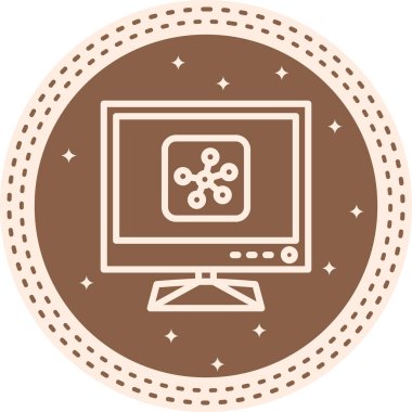 Ağ simgesi vektör illüstrasyon tasarımı