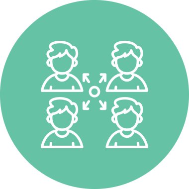  toplantı simgesi vektör illüstrasyon tasarımı