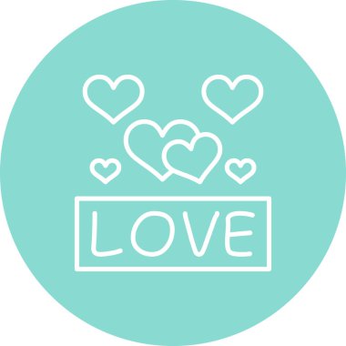 Aşk Sofistike Özel Arayüz Tasarımı Elemanı