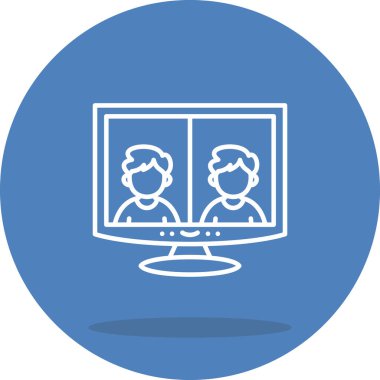  toplantı simgesi vektör illüstrasyon tasarımı