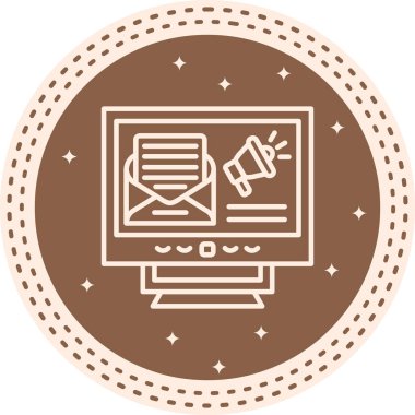 e- posta simgesi vektör illüstrasyon tasarımı