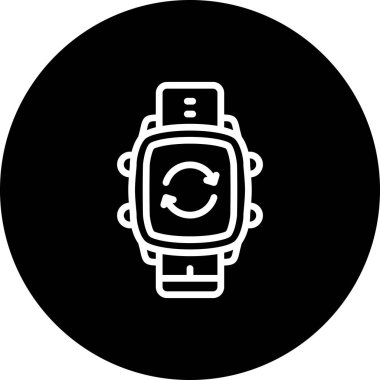 Akıllı Saat Gelişmiş İşlevsel Web Arayüzü Sembolünü Dönüştür