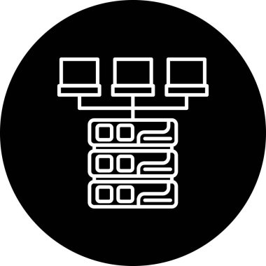 veri simgesi vektör illüstrasyon tasarımı