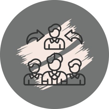 iş liderliği, web basit simgesi