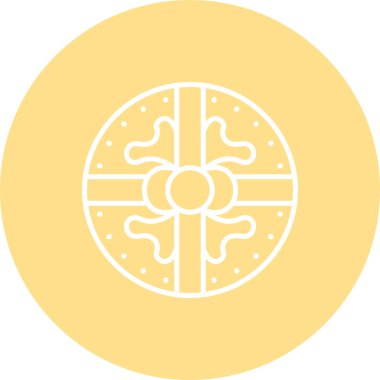 hediye kutusu web simgesi vektör illüstrasyonu