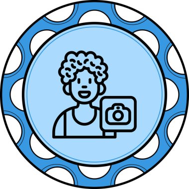 Kullanıcı Kamerası Çağdaş Yenilikçi Dijital Tasarım Varlığı