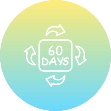 Uygulamalar veya web sayfaları için 60 Gün Stili simgesi