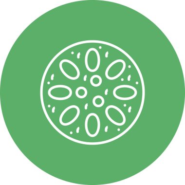 Merkezi Diatom Profesyonel Temiz Düz Grafik Özelliği