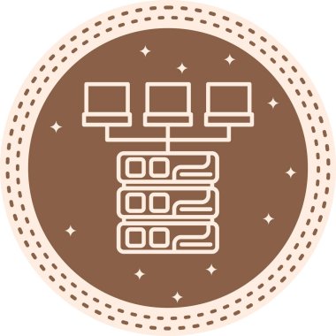 veri simgesi vektör illüstrasyon tasarımı