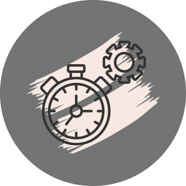 Zaman Yönetimi Sofistike Temiz Ürün Grafik Şekli