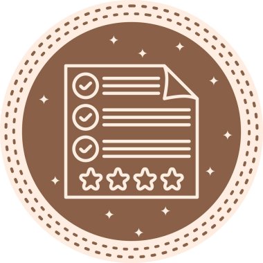 Belge Simgesi. Web Kullanımı için Basit Vektör İllüstrasyonu.