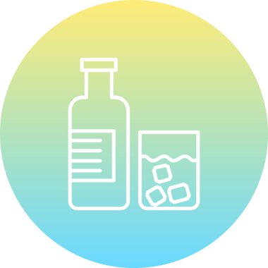 Alkol Ayırıcı Profesyonel Yaratıcı Grafik Elementi