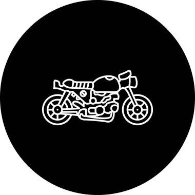 Motosiklet Yaratıcı Minimum Vektör Sanatı