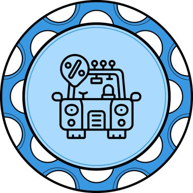 Araba İndirimi Entelektüel Asgari Arayüz Tasarımı Elemanı