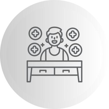 Pozitif Düşünme Simgesi, Basit İllüstrasyon