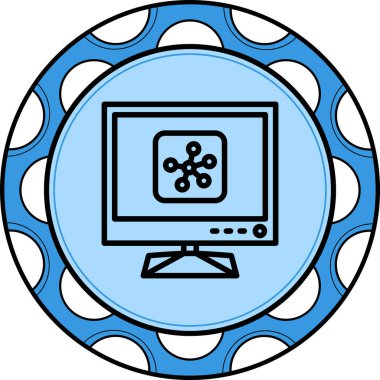 Ağ simgesi vektör illüstrasyon tasarımı