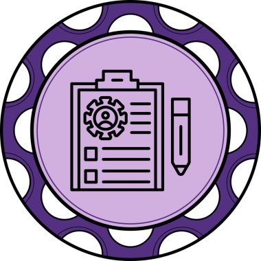 İşe alım web simgesi vektör illüstrasyonuName