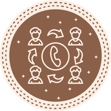 Ağ simgesi vektör illüstrasyon tasarımı