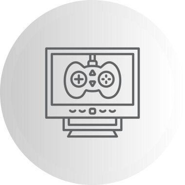 Oyun Ağı simgesinin vektör illüstrasyonu