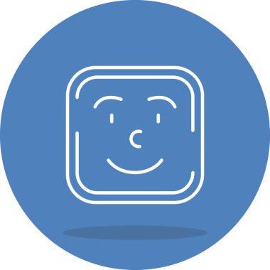 Emoji Web simgesi vektör illüstrasyonu