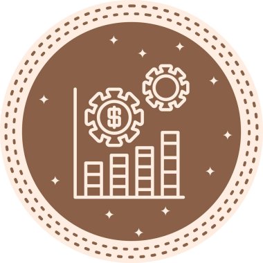 yönetim web simgesi vektör illüstrasyonu