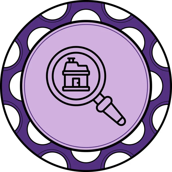 arama web simgesi vektör illüstrasyonu