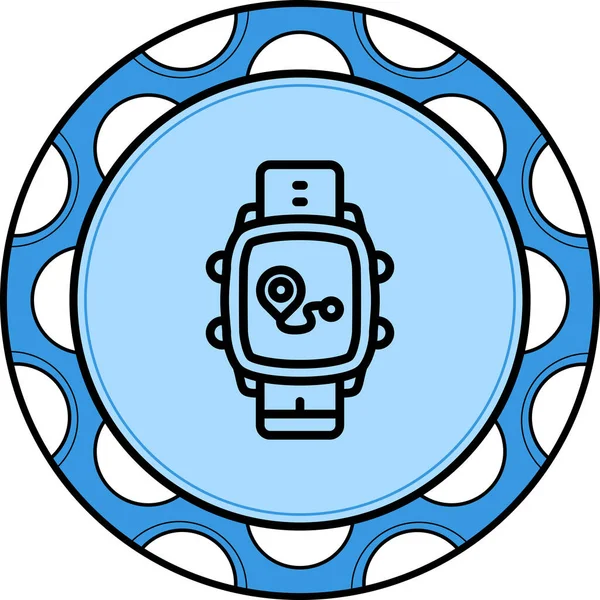 Akıllı Saat Dinamik Yaratıcı Dijital Grafik Şekli