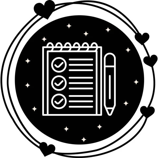 Görev simgesi vektör illüstrasyon tasarımı