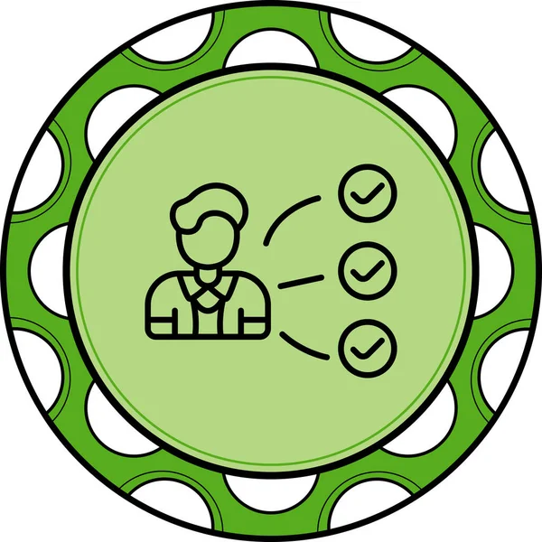 Skills web simgesi vektör çizimi