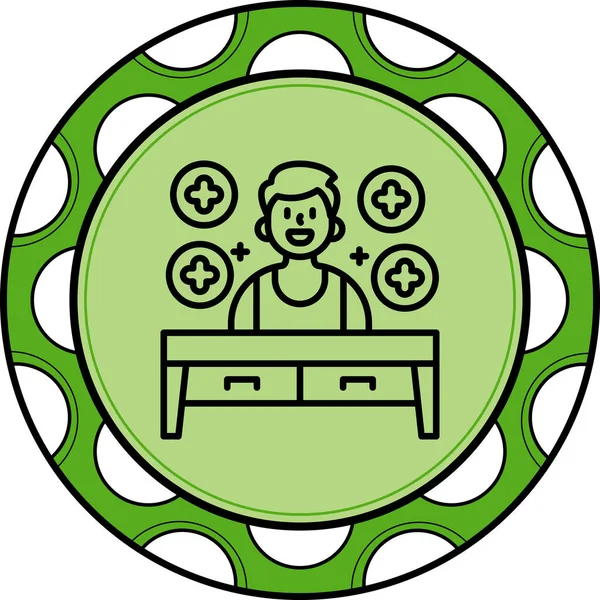 Pozitif Düşünme Simgesi, Basit İllüstrasyon