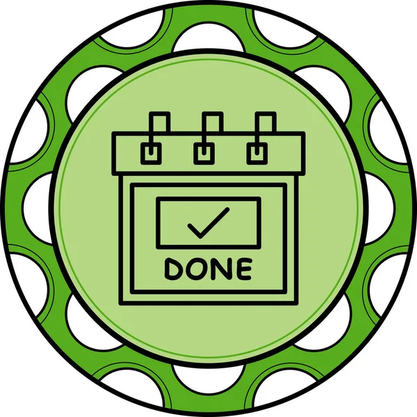 Takvim Belirgin Vibrant Dijital Grafik Özelliği